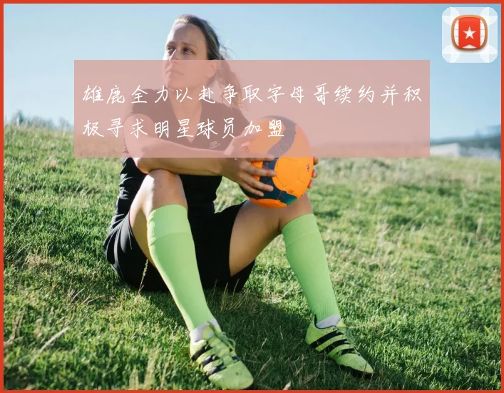 雄鹿全力以赴争取字母哥续约并积极寻求明星球员加盟