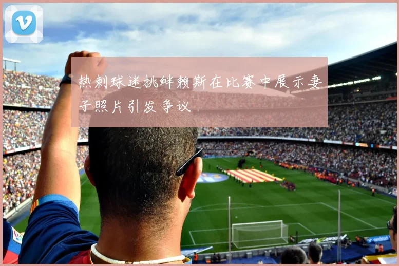热刺球迷挑衅赖斯在比赛中展示妻子照片引发争议